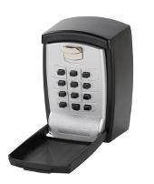 Key Storage Box, 9 Push Buttons, Black, W88 x D56 x H126mm